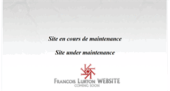 Desktop Screenshot of francoislurton.com